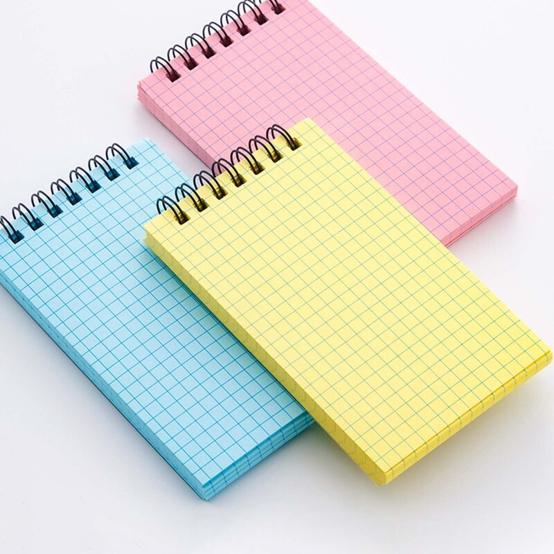 Mini To-do-list Pocket Notepad Small Notebook Journal Spiral Planner Notepad 50 Sheets Tearable for Office Women Men Journaling