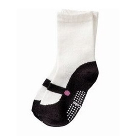 10Pairs Baumwolle Nachahmung Schuhe/Socken/Kinder Socken Alle-spiel Ballett Tanz Socken ATWS0139: black