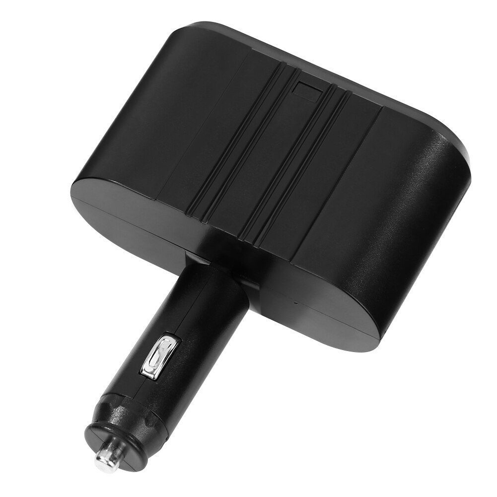 V16 HD Car Cigarete Lighter 80W 2 Way 12V 24V Socket Splitter 3.5A USB Charger for Outdoor Personal Car Accessories