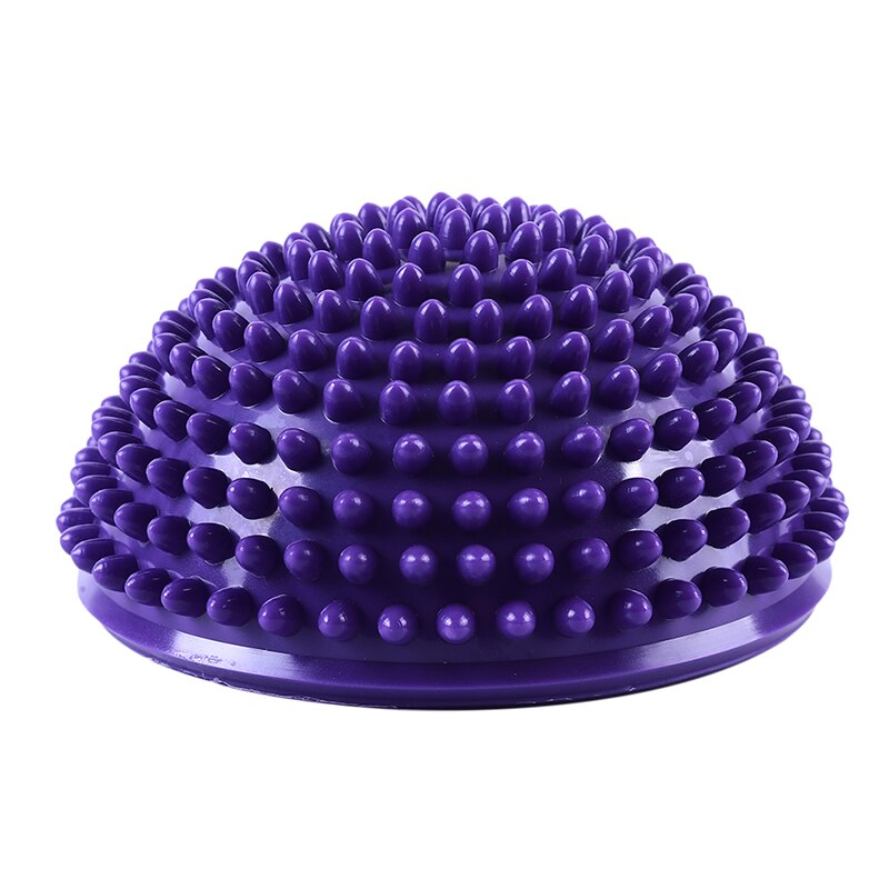 Yoga Ball Stabilizer Balance Trainer Hemisphere Stepping Stones Spiky Massage Ball Yoga Half Ball Sensory Integration Ball: purple