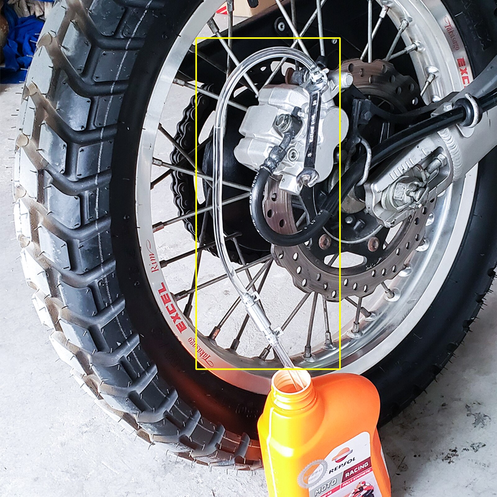 Clutch Brake Bleeder Hose One Way Valve Tube Bleeding Replacement Tool Kit For Motorcycle Car Universal Adapter Accessories