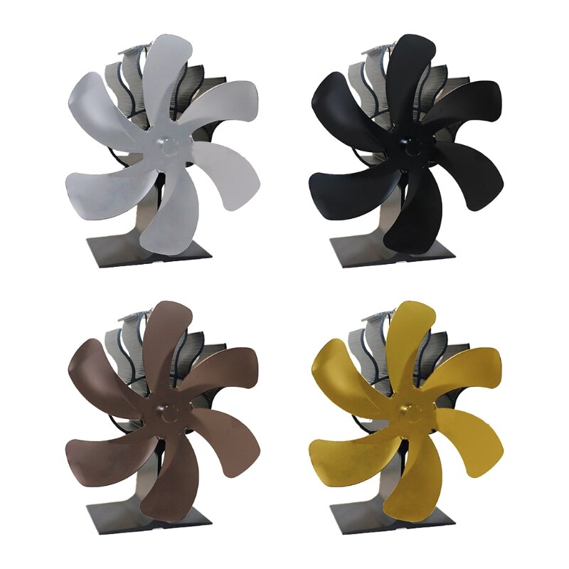 Eco-Friendly Stove Fan on Chimney for Wood Log Burner Fireplace Quiet for Gas Pellet Wood Log Burning Stove Ideal