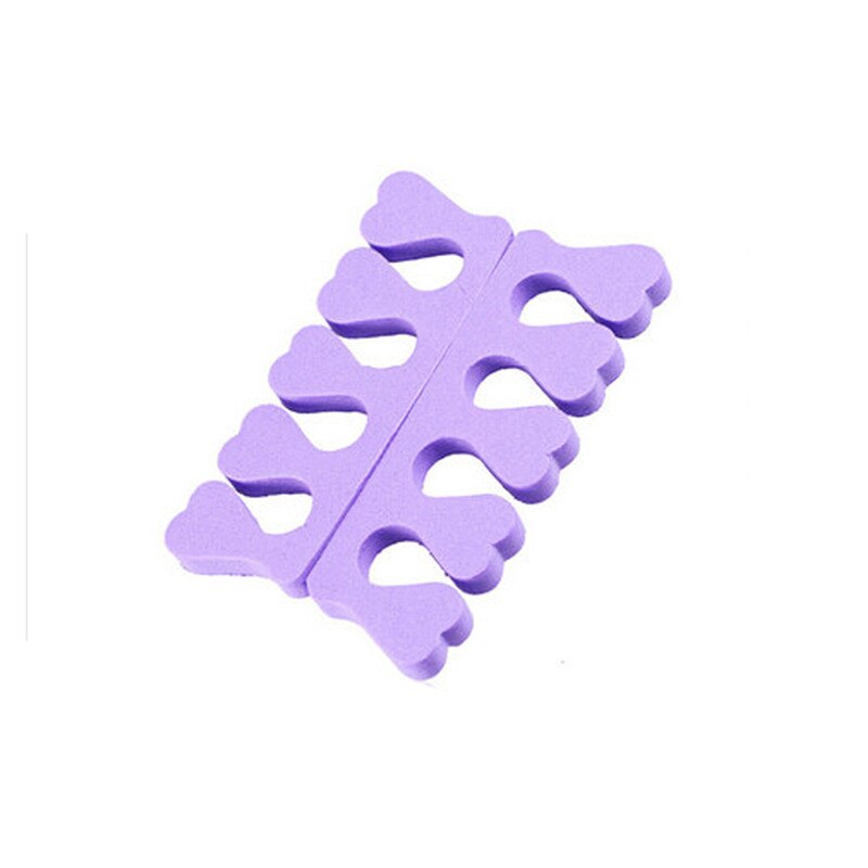 100 pcs Soft Finger Toe Separator Tool Nail Art Pedicure Manicure product b#