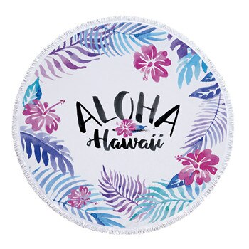 Toalla De playa redonda grande con estampado del mapa del mundo, paño De felpa grueso De microfibra con borlas, toallas De playa grandes, servilleta De Plage