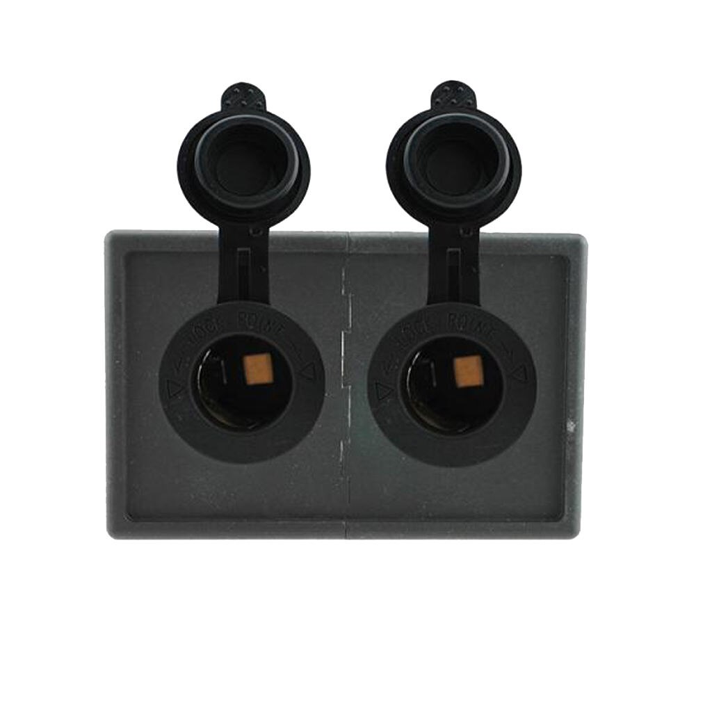 Cargador adaptador de mechero, 12V, 24V, USB, para coche, barco, RV, motocicleta, marino