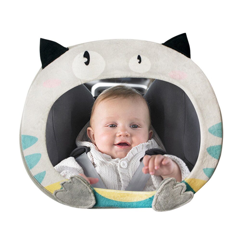 Mignon miroir voiture sûr facile vue siège arrière miroir bébé face arrière moniteur de sécurité Automobile décoration intérieure pièces