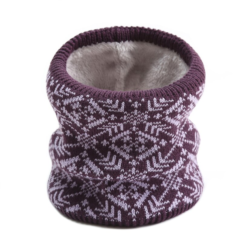 Women Cashmere Scarf Lady Neck Wraps Ring Unisex Winter Neck Snood Scarves Female Warm Fur Solid Bufanda