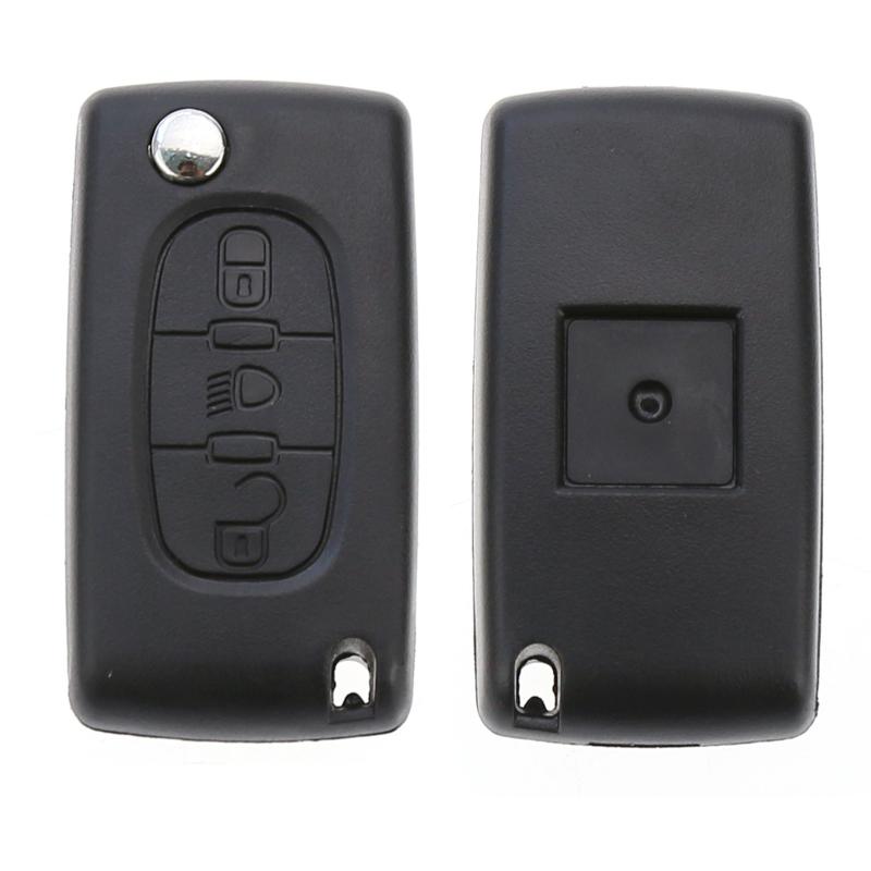 Draagbare Vouwen Flip 3 Knop Afstandsbediening Sleutel Geval Shell voor CITROEN C2 C3 C4 C5 C6 Keyless Entry Fob Case auto Alarm Cover Behuizing