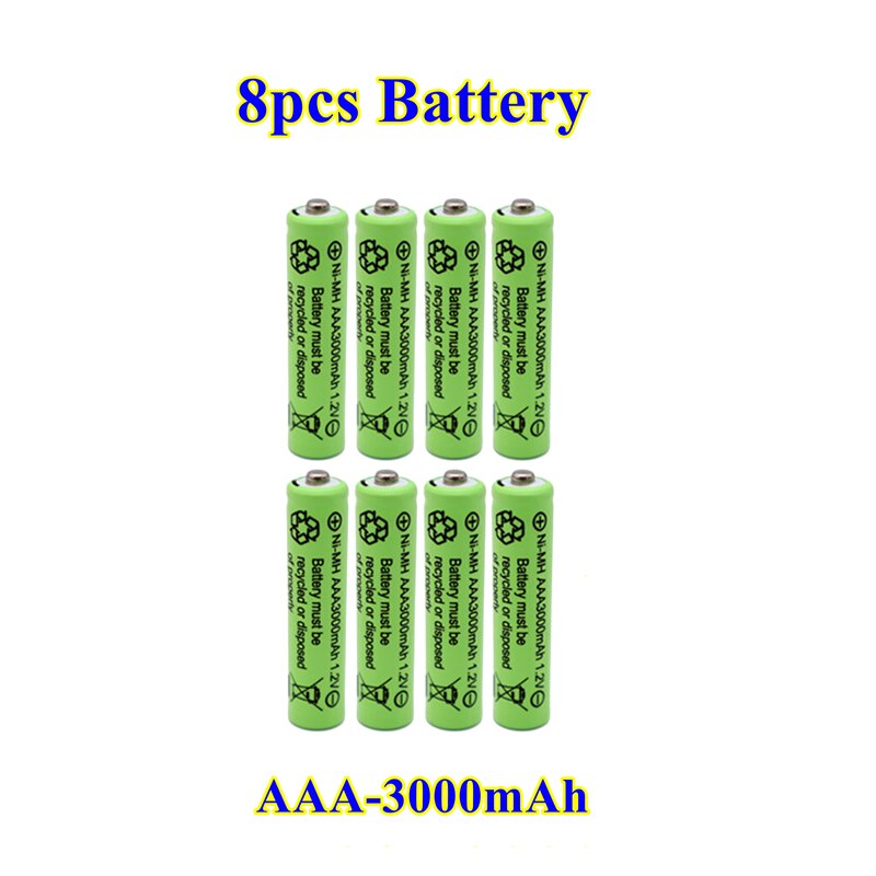 1.2 V Aa 3800Mah Ni-Mh Oplaadbare Batterijen + 1.2 V Aaa 3000 Mah Rechageable Batterij Ni-Mh Batterij