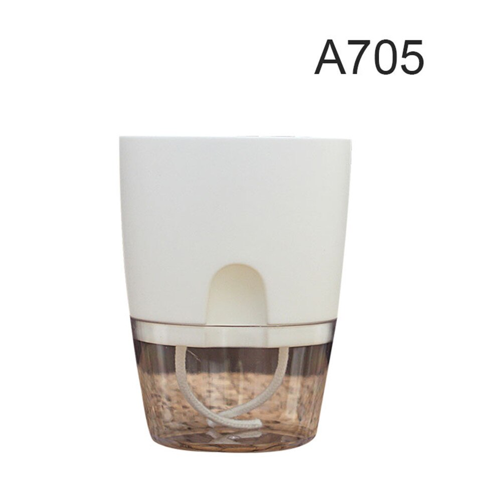 Plant Pot Cover Indoor Plastic Rotan Bloem Cover Ronde Moderne Decor Planter Tuin Planter I88: B