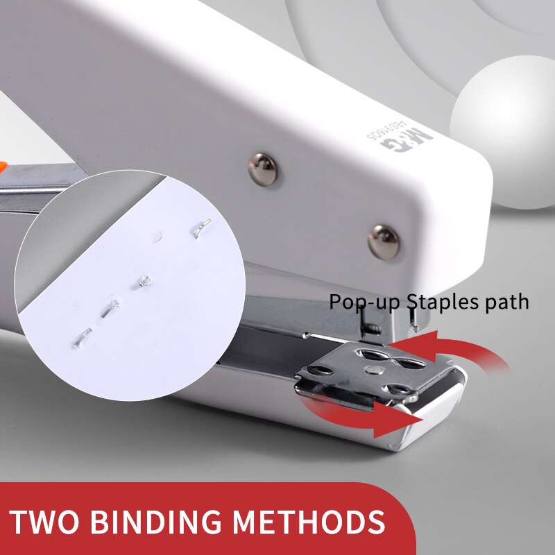 M&amp;G 25 Sheets Effortless Heavy Duty Stapler Power Saving Metal Paper Stapling Machine for School Office Supplies Stationery