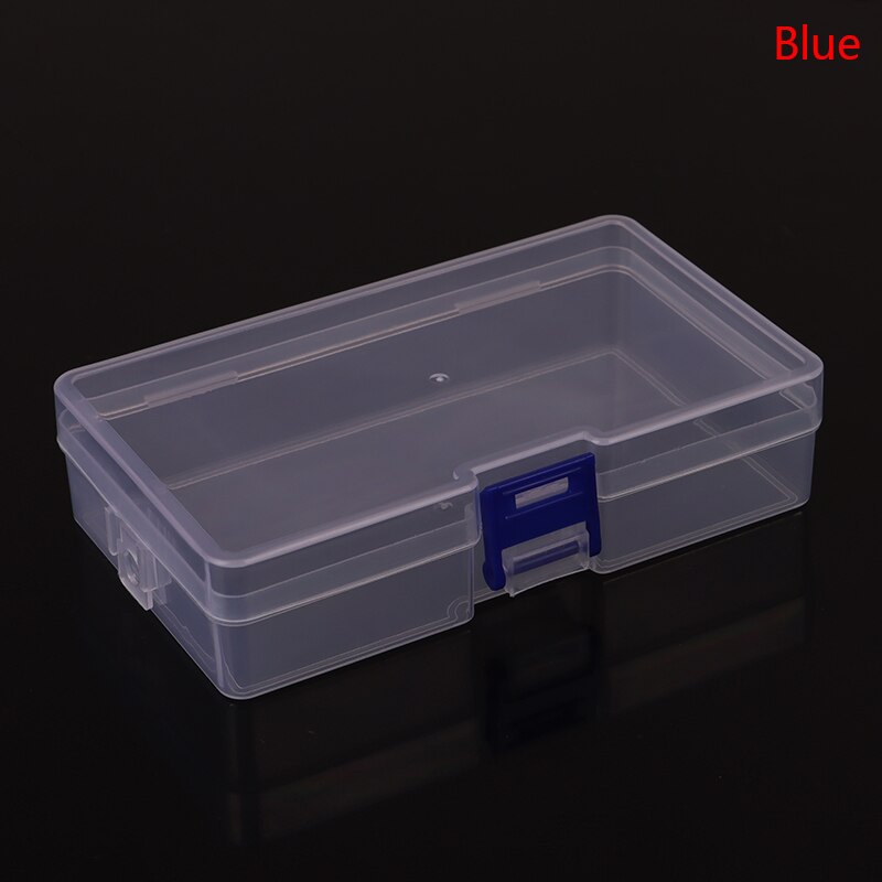 Practical Component Screw Jewelry Storage Box Transparent Toolbox Plastic Container Box for Tools Case Screw Sewing PP Boxes: Blue