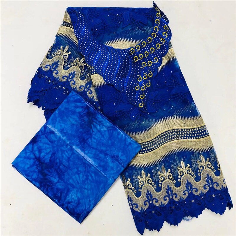 Guinea Brocade Fabric cotton Bazin Riche African Bazin Riche Fabric Top 2.5+2.5 yards: 12