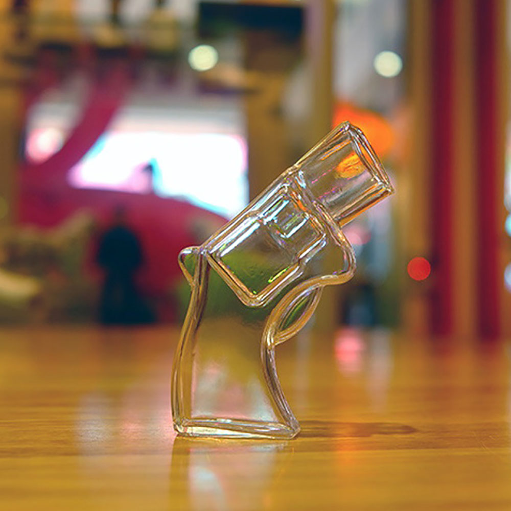 2 stks/partij 50ml Grappige Whiskey Glas Vodka Cup Drinken Bier Glas Transparant Borrelglaasjes Cup voor Bar Club Party cadeau voor Mannen