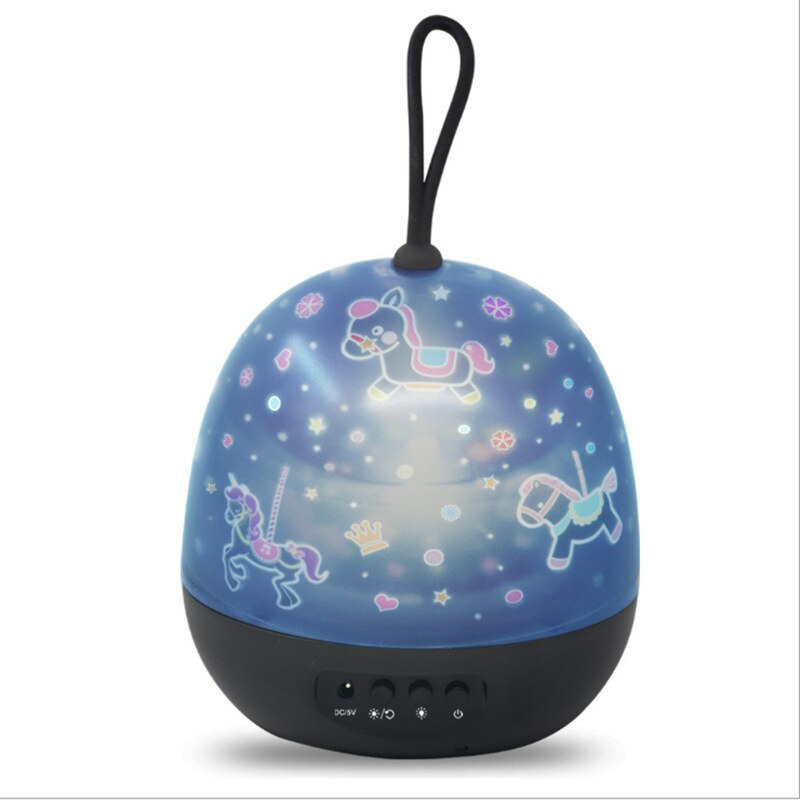 Starry Sky Night Light Fairy Stars Magic Projecting Night Light Dreaming Projection Lamp Children Kids Christmas Novelty: BLACK