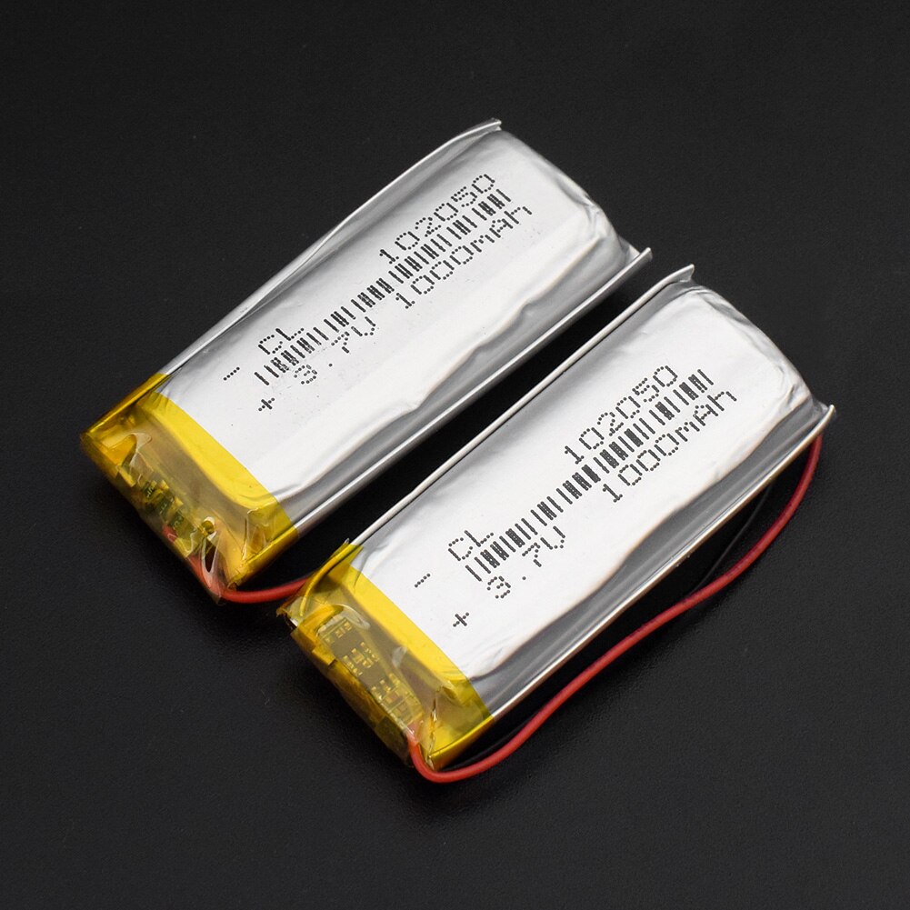 3.7v 1000mAh 102050 li-ion Li-Po Polymer Replacement Lithium Rechargeable Battery For Bluetooth speaker GPS PDA POS MP3 MP4