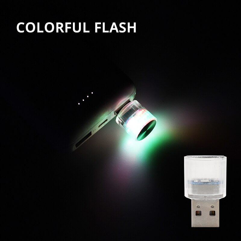 Auto Mini USB LED Umgebungs licht dekorative Atmosphäbetreffend Lampen für Innen umgebung Auto PC Computer tragbares Licht Stecker-abspielen