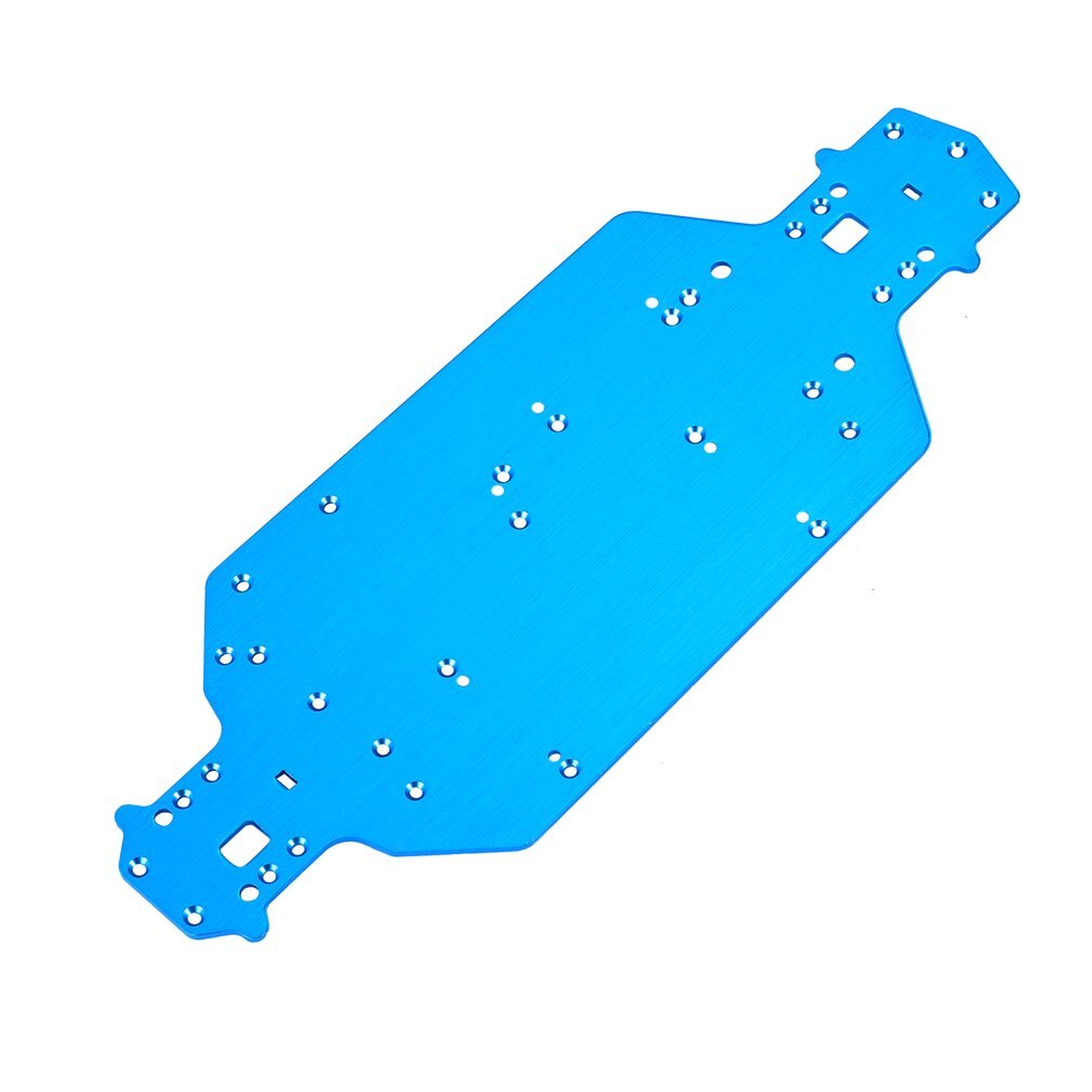 Aluminum Alloy Metal Chassis 04001 For HSP 1/10 Upgrade Parts For Buggy Monster Bigfoot Truck 94111 94107 94170 94118: blue