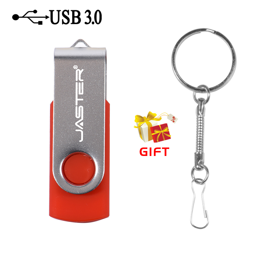 Roterbar farverig usb 3.0 -stik lilla 128gb pen drive rød 32gb nøglering sort memory stick business blå: Rød / 32gb