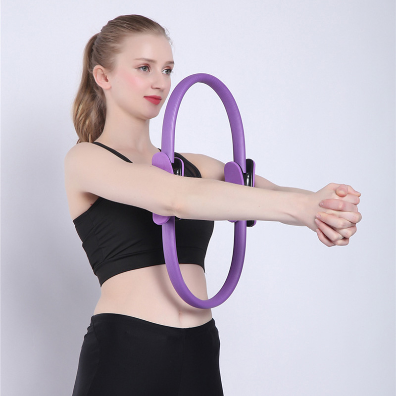 Pilates yoga ring magisk wrap slankende bodybuilding træning heavy duty pp + nbr yoga materiale omkring 5 farver