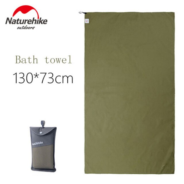 Naturehike Microfiber Magic Handdoek Absorberende Soft Lint Ecofriendly Doek Quick Drying Super licht handdoek NH15A003-P: Green