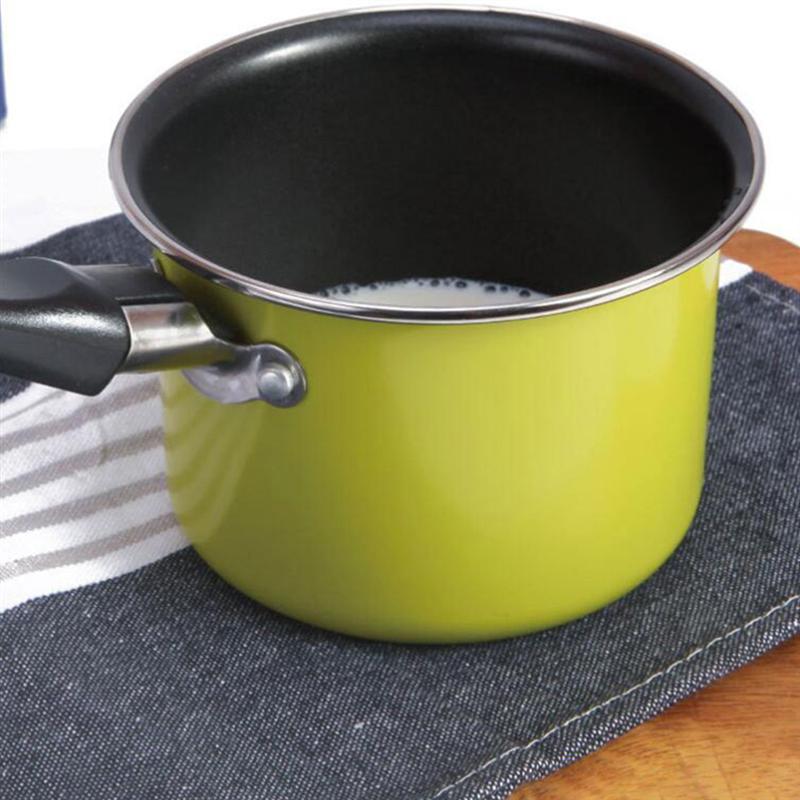 Practical Milk Stockpot Non-Stick Milk Pan Mini Kitchen Cooking Pot Kitchen Cookware