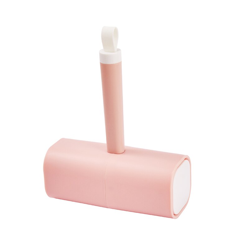 3 Color Reusable Lint Remover Dust Cleaner Sticking Roller For Clothes Pet Hair Remover Cleaning Household Dust Wiper Tools: pink