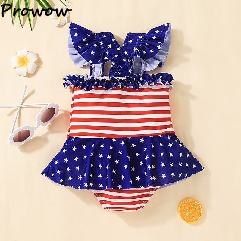 4th of july bathing suits one piece