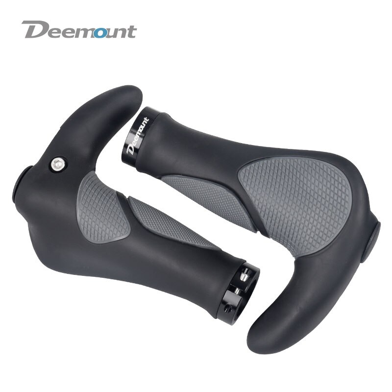 Deemount Comfy Bicycle Grips TPR Rubber Integrated MTB Cycling Hand Rest Mountain Bike Handlebar Casing Sheath Shock Absorption