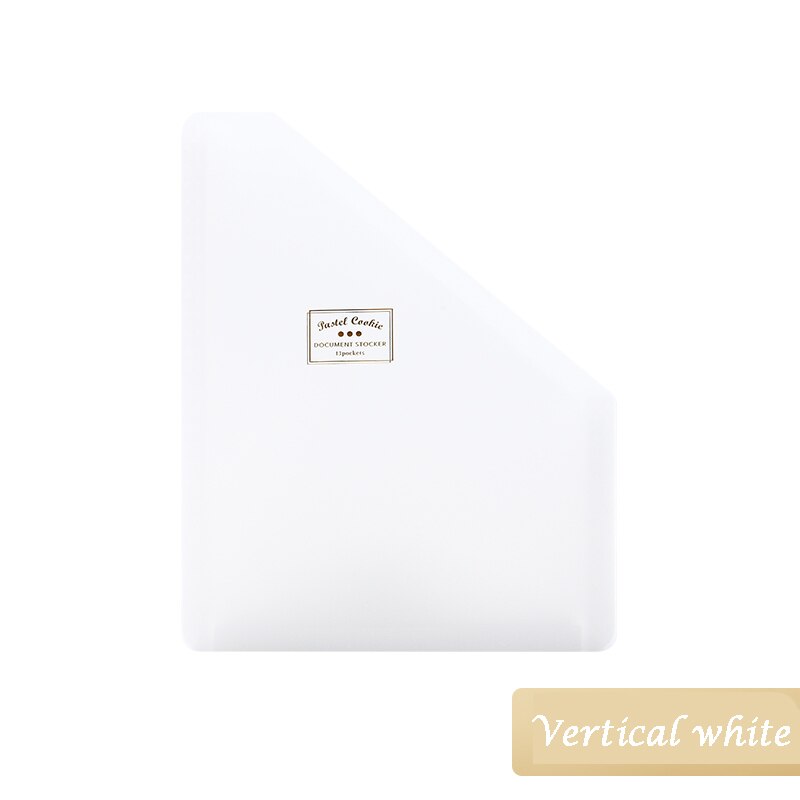 KOKUYO A4 Expanding File Folder Document Wallets Organizer Multi-layers for Table Storage Fresh Style A4 Document Shelf WSG-DFCS: kokuyo white B