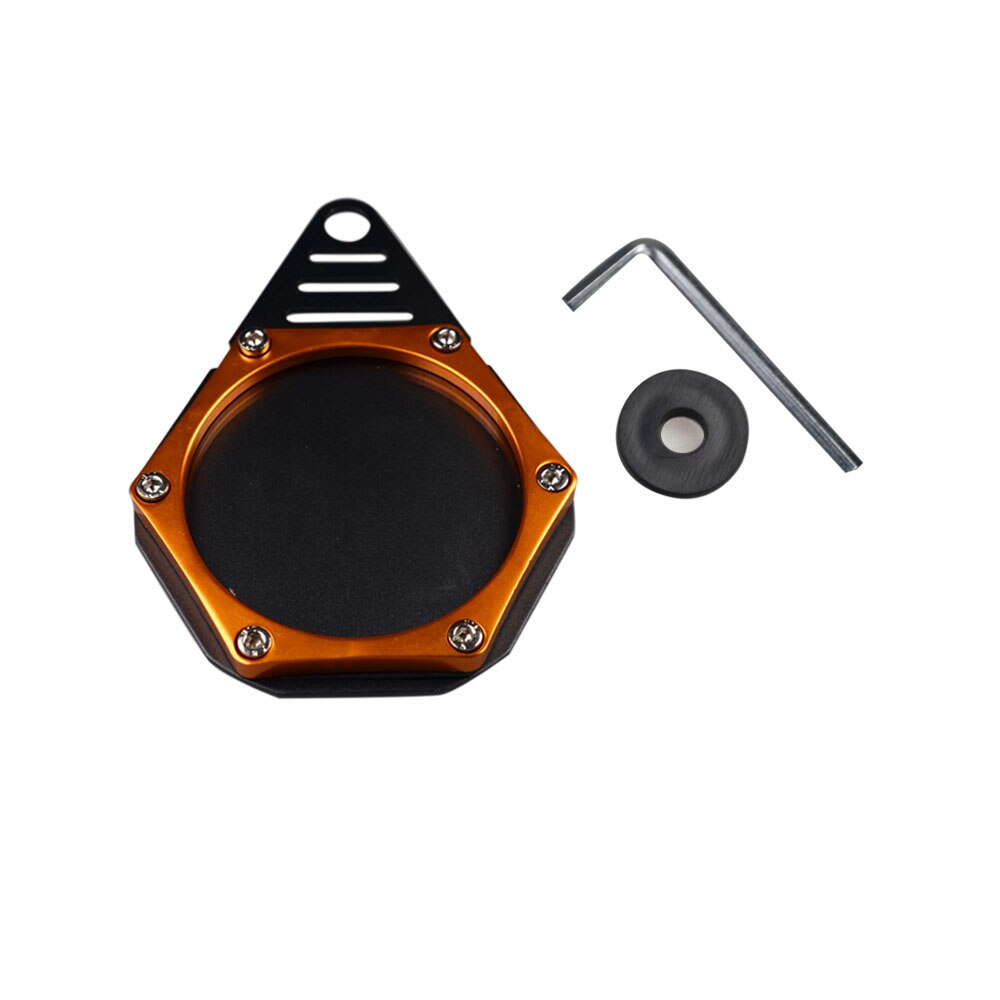 Motorcycle Tax Disc Motorbike Universal Ronde Tax Disc Plaat Houder Waterdichte Veelkleurige: Goud