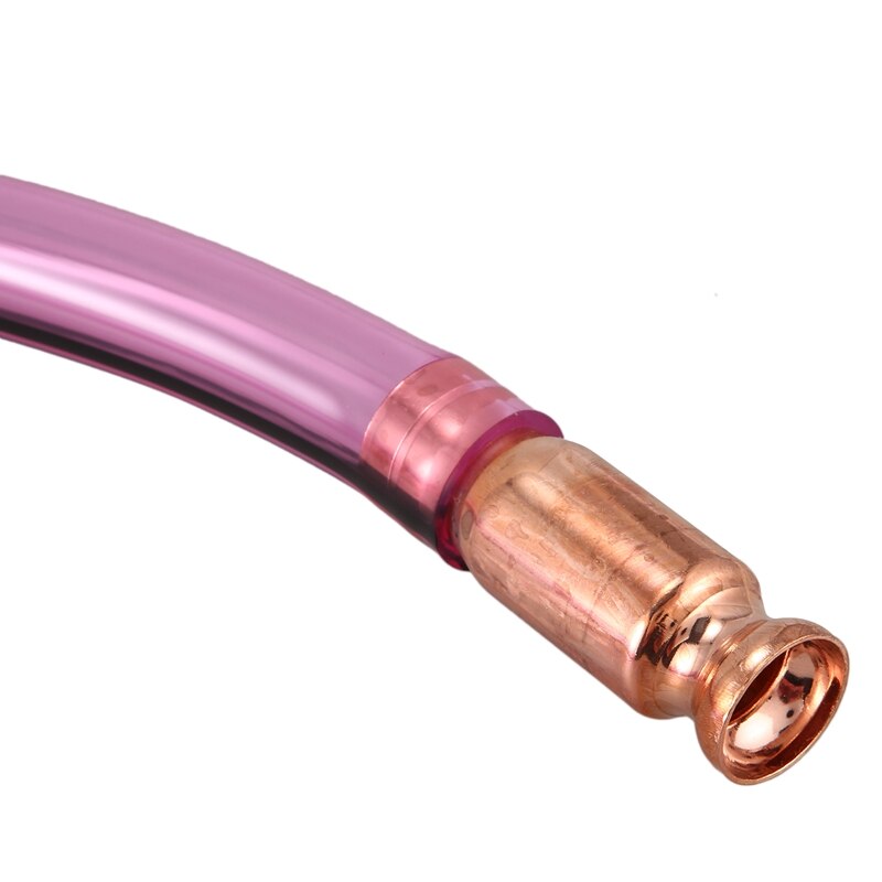 25mm x 2M PVC Fuel Siphon Hose Copper Jiggler Jiggle Siphon Pump Water Pipe