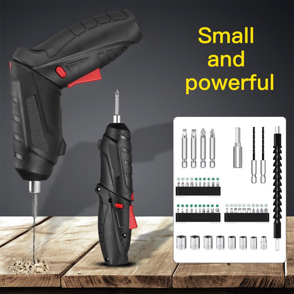 Mini Electric Screwdriver Set Cordless Electric Drill Screwdriver Set Maximum Screw Diameter ABS Material Portable Repair Tool