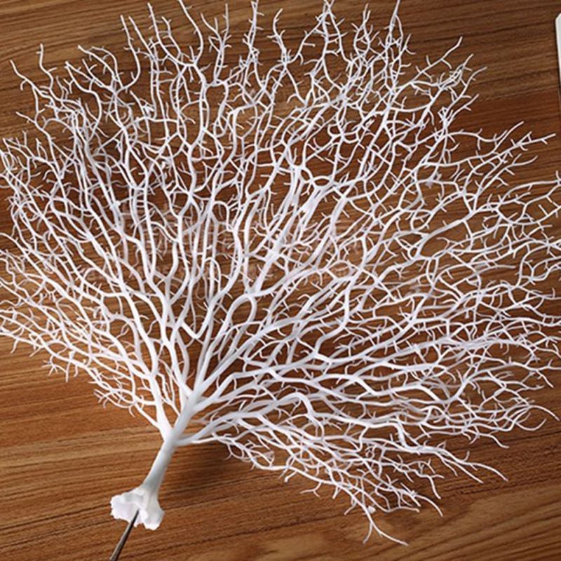 Boom Vorm Hars Koraal Aquarium Decoratie Vissen Aquarium Landschapsarchitectuur Decor Zee Boom Plastic Coral Decor Planten: 4
