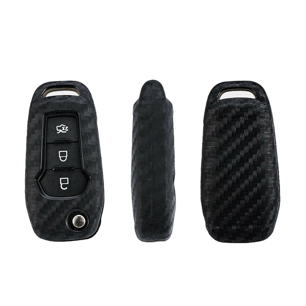 Key Fob Case Carbon Fiber Replace Cover For Ford Mondeo Ranger Explorer Car Key Protector Case Buffway Car Key Case
