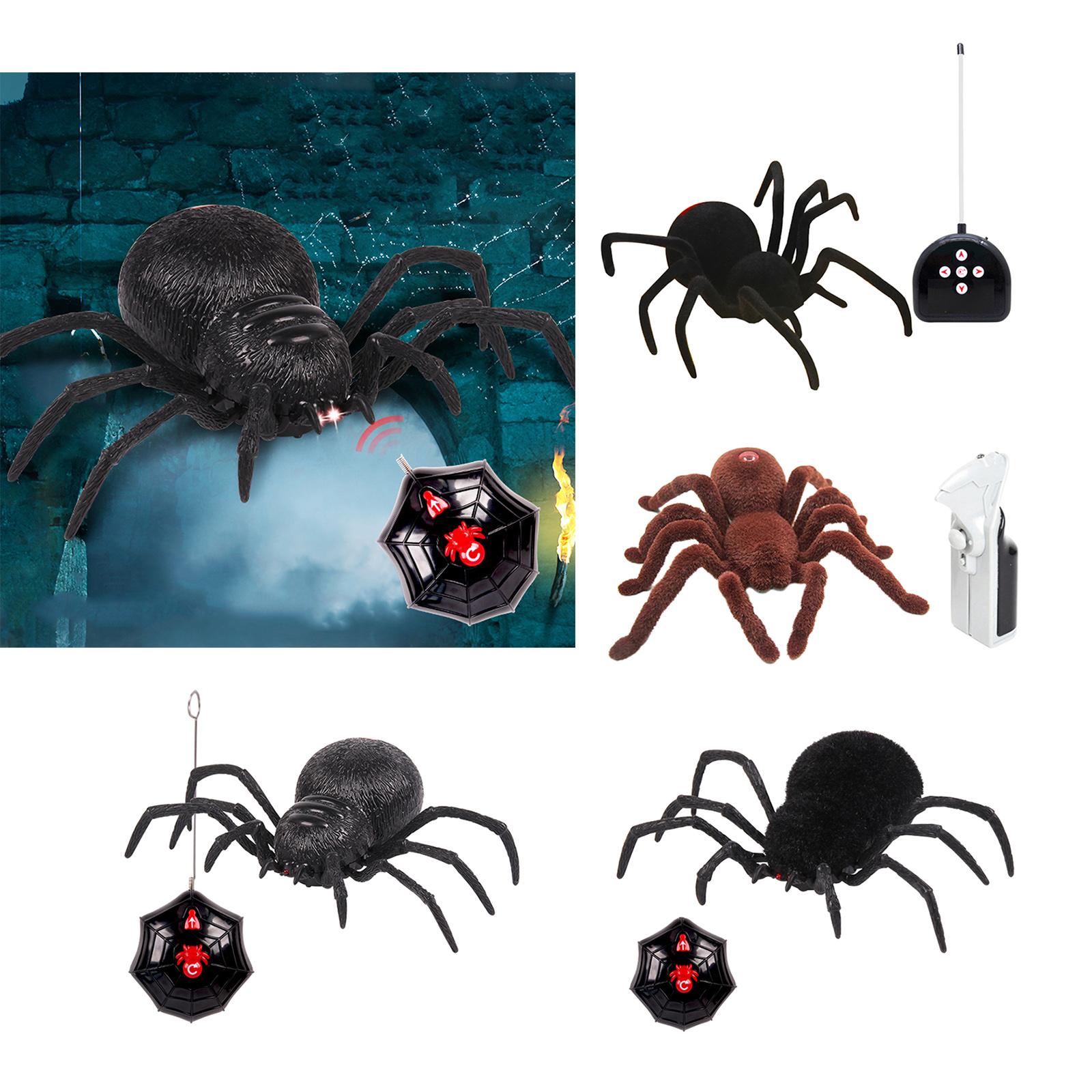 Remote Control Animal Realistic Prank Toy Halloween Accessories Control Spider for Holidays Christmas Party Kids
