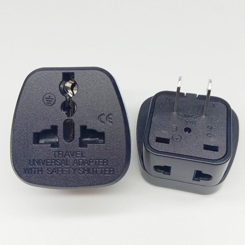 Power Adapter Travel Adapter 2 pin USA Converter au UK EU Universal US Plug Oplader Voor Canada Brazilië mexico