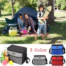 Famliy Outdoor Picknick Party Bag Geïsoleerde Grote Capaciteit Lunchbox Gekoelde Tas Opslag Zip Bags Pack Waterdichte Handtas