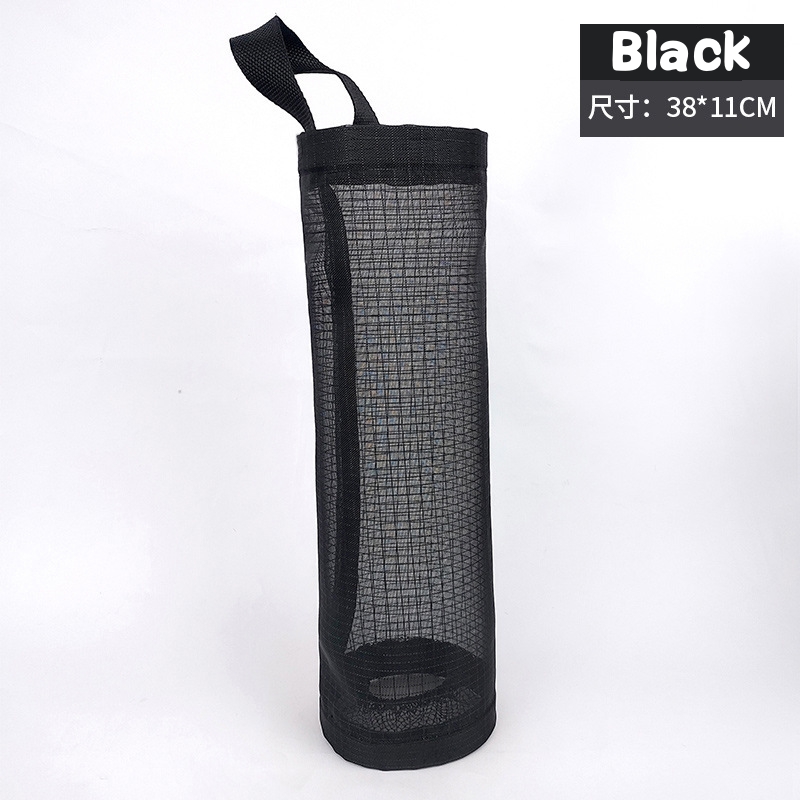 Colgador de cocina con gancho para puerta, estante de basura colgante de Metal, almacenamiento de bolsas de basura, estante de acero inoxidable para armario: Rosa