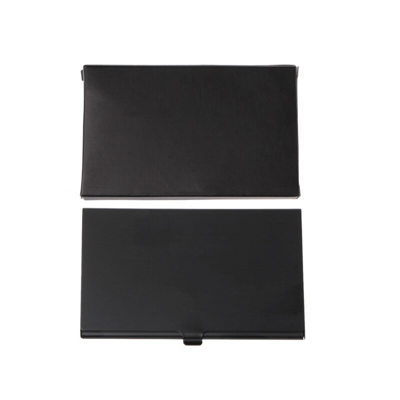 Monolayer Aluminum Alloy 1 Card Pin + 6 SIM Card Holder Protector Storage Box Case: BK