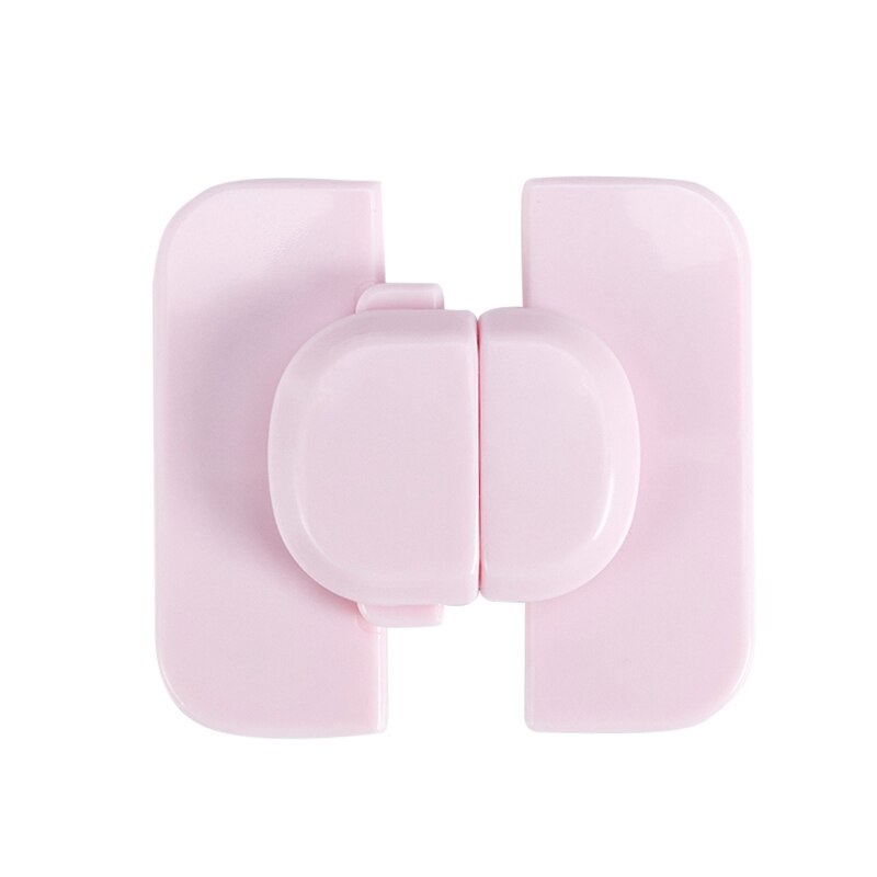 Fechadura da porta com geladeira e freezer, trava para segurança de crianças pequenas, fechadura para geladeira e congelador, 1 peça: pink