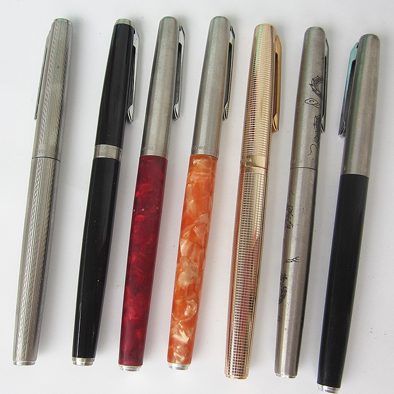 old stock Vintage Wing Sung 220 iridium fountain pen with original box Smooth writing stationery students daily collection