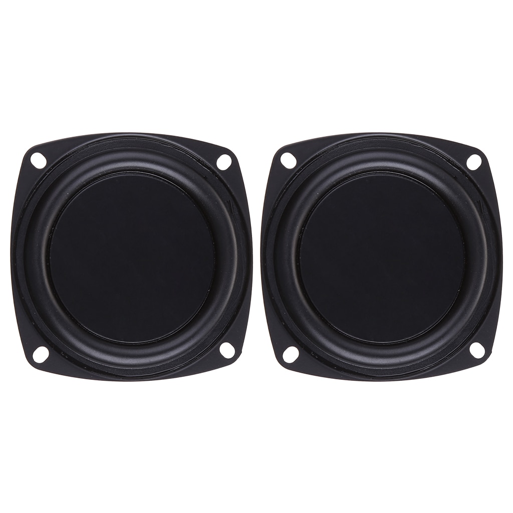 2PCS Woofer Radiator Bass Passive Speaker 3" Low Frequency Loudspeaker Diaphragm Vibration Plate DIY