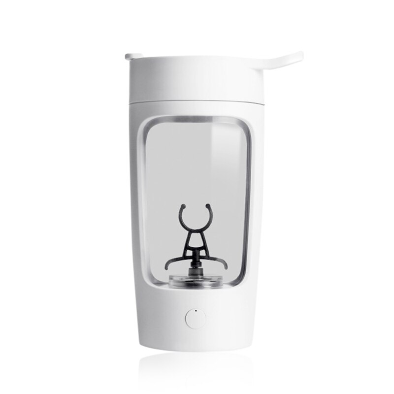 650ml Shake Bottle Formula Coffee Shaker Cup Blender Bottle Protein Powder Milkshake Mixer Water Bottle Oatmeal Mixer Drinkware: White