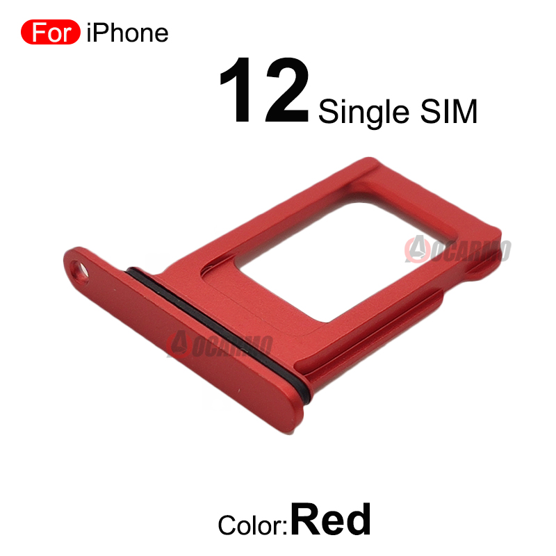 Bandeja SIM dual para iPhone 12 pieza de repuesto con ranura para tarjeta SIM única