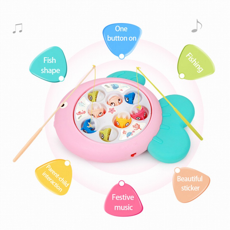 Kids Electronic Toys Child Vocal Toys Play Fishing Games Toy