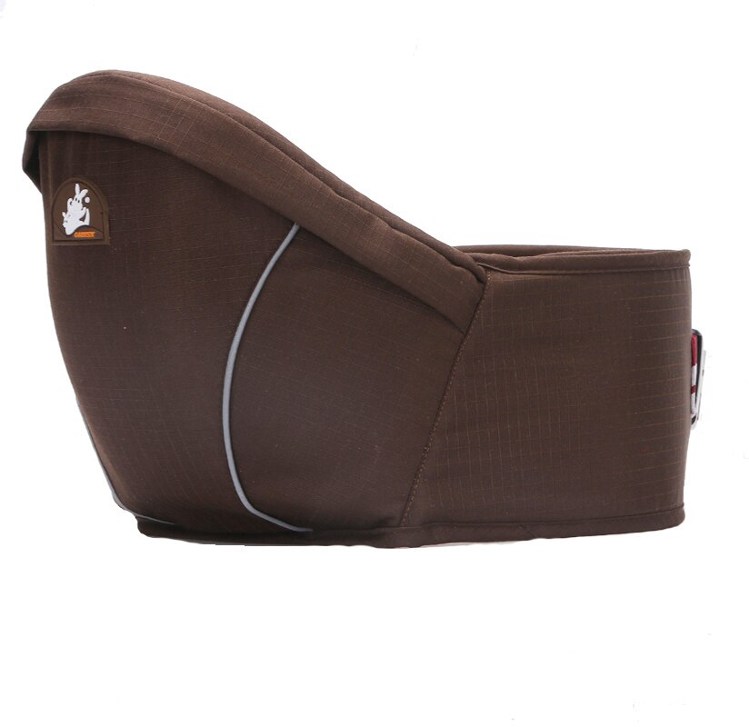 Transport barn baby balder bærbar skammel ergonomisk front baby hoftesæde direkte transportg justerbar sikkerhed: Brun