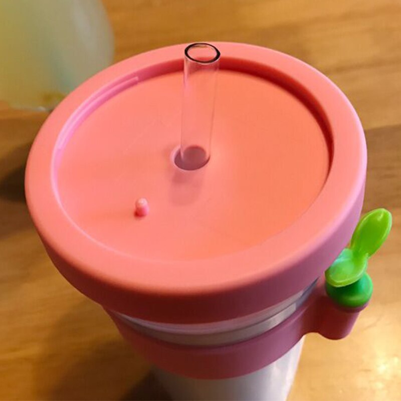 Bubble Tea Cup Portable Plastic Cup Reusable Plastic Cup with Straw for Bubble Tea Boba Tea Cup Drinkware