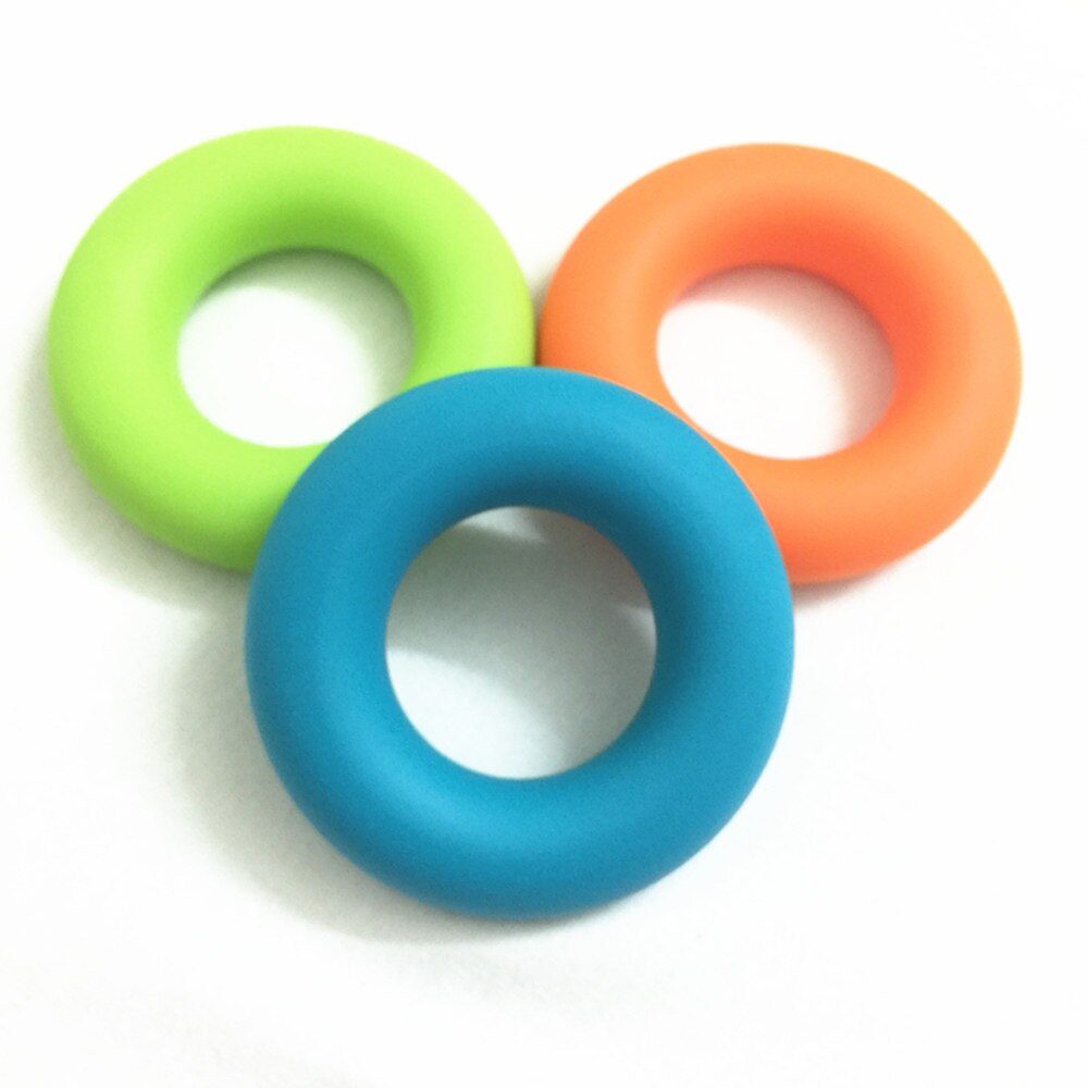 1pc Silicone Donuts Fitness Hand Expander Gripper Strengthener Forearm Wrist Finger Exerciser Trainer Stress Relief Hand Therapy