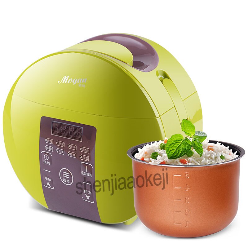 Utensilios de cocina multifunción inteligentes para el hogar, GL-166 de 1,8 l, Mini olla arrocera inteligente para 2-3 personas, 220V y 250W, 1 unidad